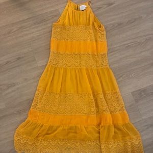 Anthropologie Petite Midi Dress NWOT